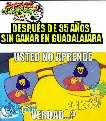 Pumas no se quita paternidad de Chivas y los memes lo saben.