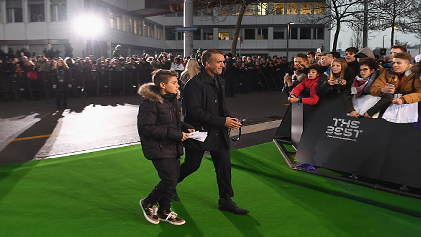 El premio de FIFA 'The Best' se vistió de gala en su alfombra verde