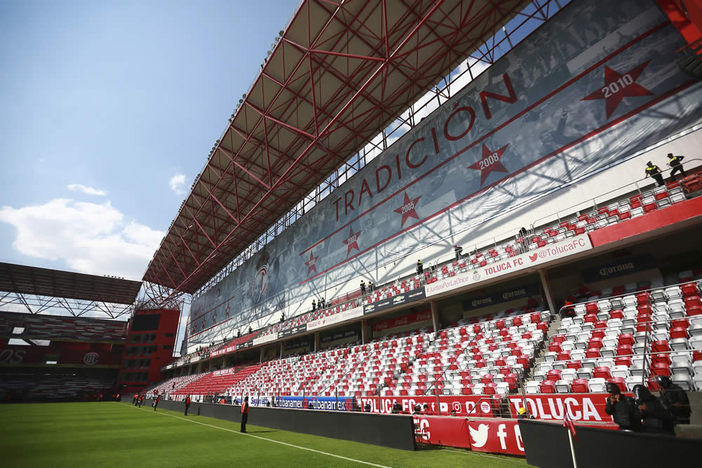 El Nemesio Díez del Toluca muestra su nueva cara.