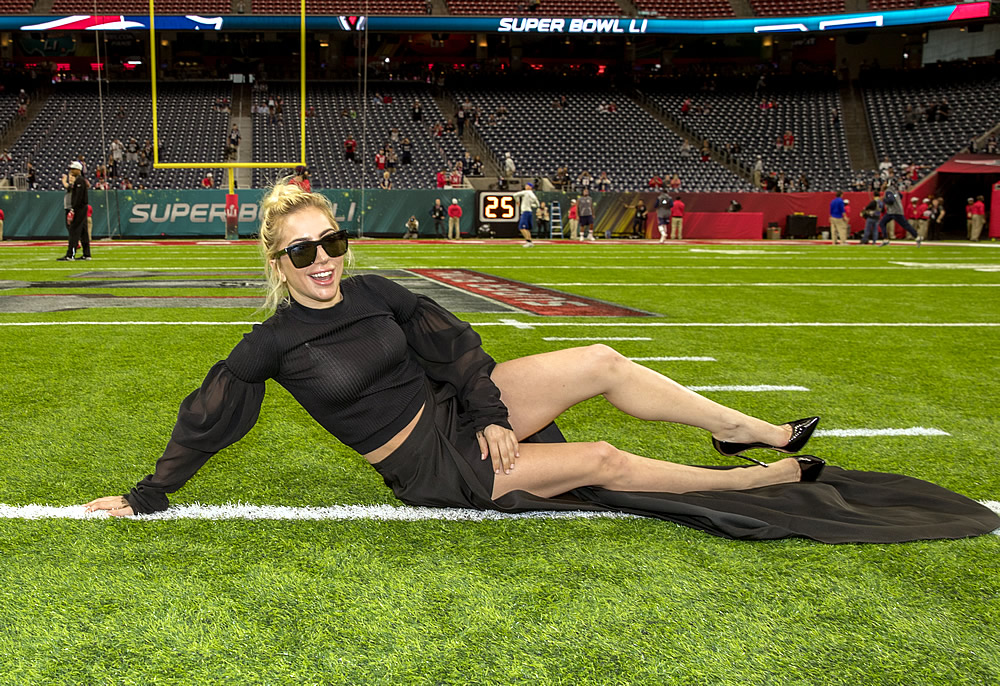 La diosa del Super Bowl LI.