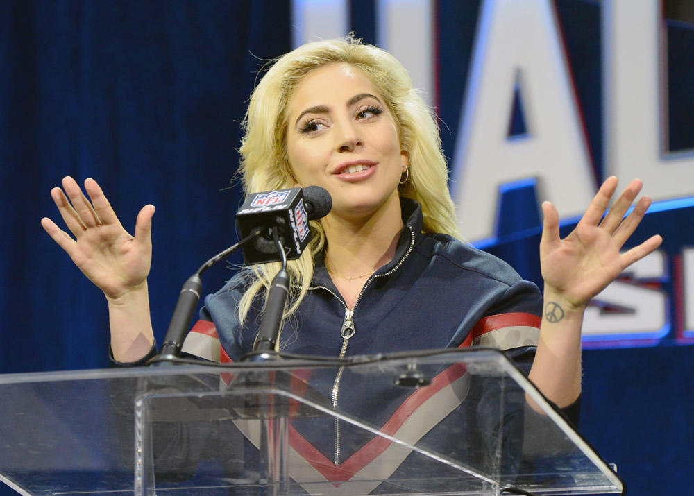 La diosa del Super Bowl LI.