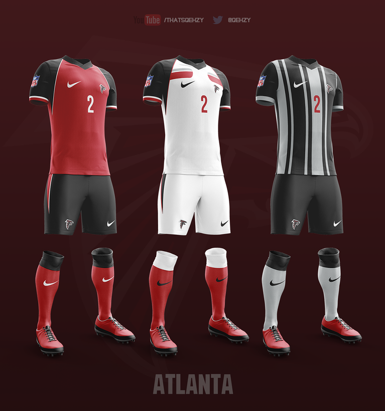 Si los equipos de la NFL jugaran futbol, vestirían así