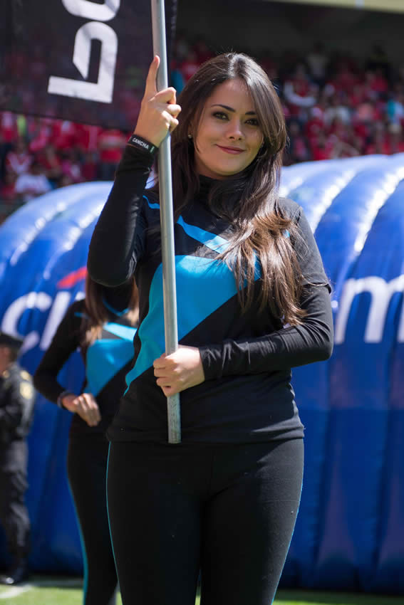Las chicas más bellas en los estadios de la Liga MX durante el fin de semana.
