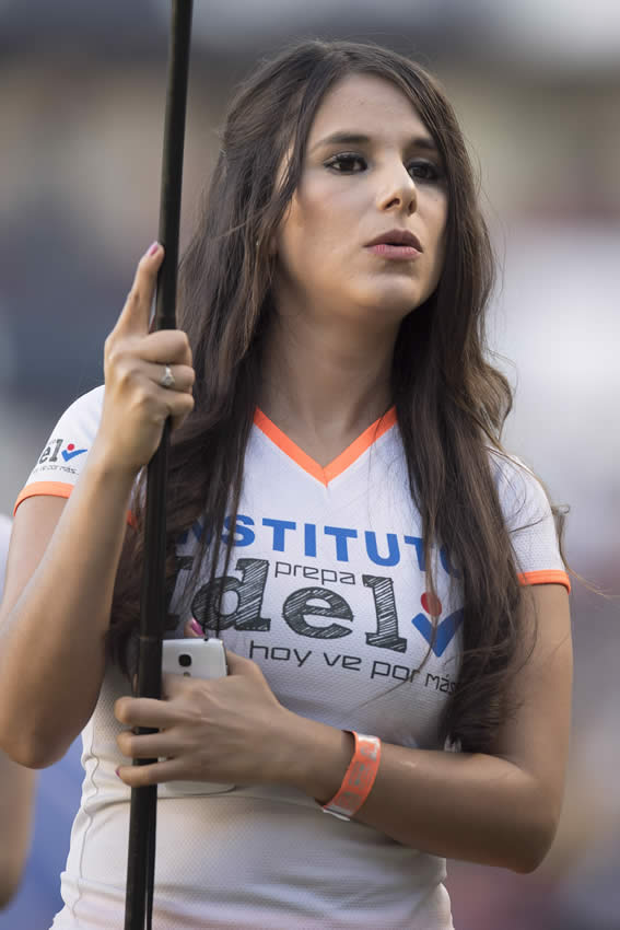 Las chicas más bellas en los estadios de la Liga MX durante el fin de semana.