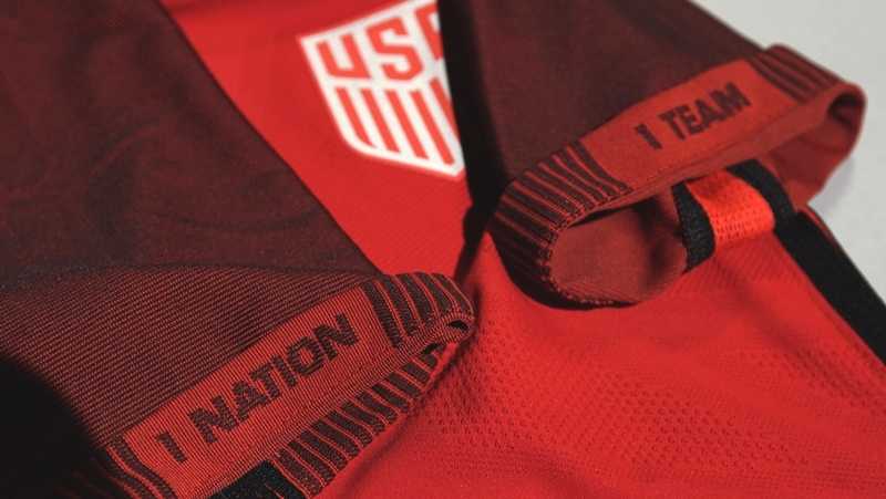 La nueva tercera camiseta de Estados Unidos