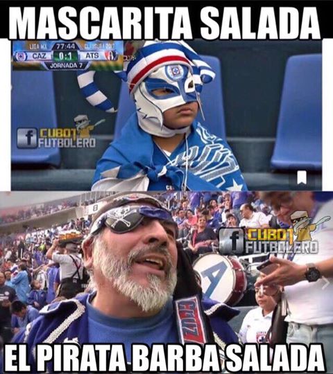 La Volpe y Cruz Azul, las víctimas de los memes de la J7