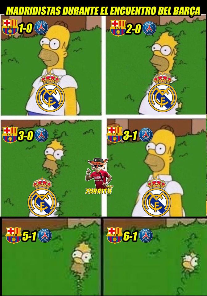 Barcelona, PSG, remontada y árbitro. ¡Qué vengan los memes!