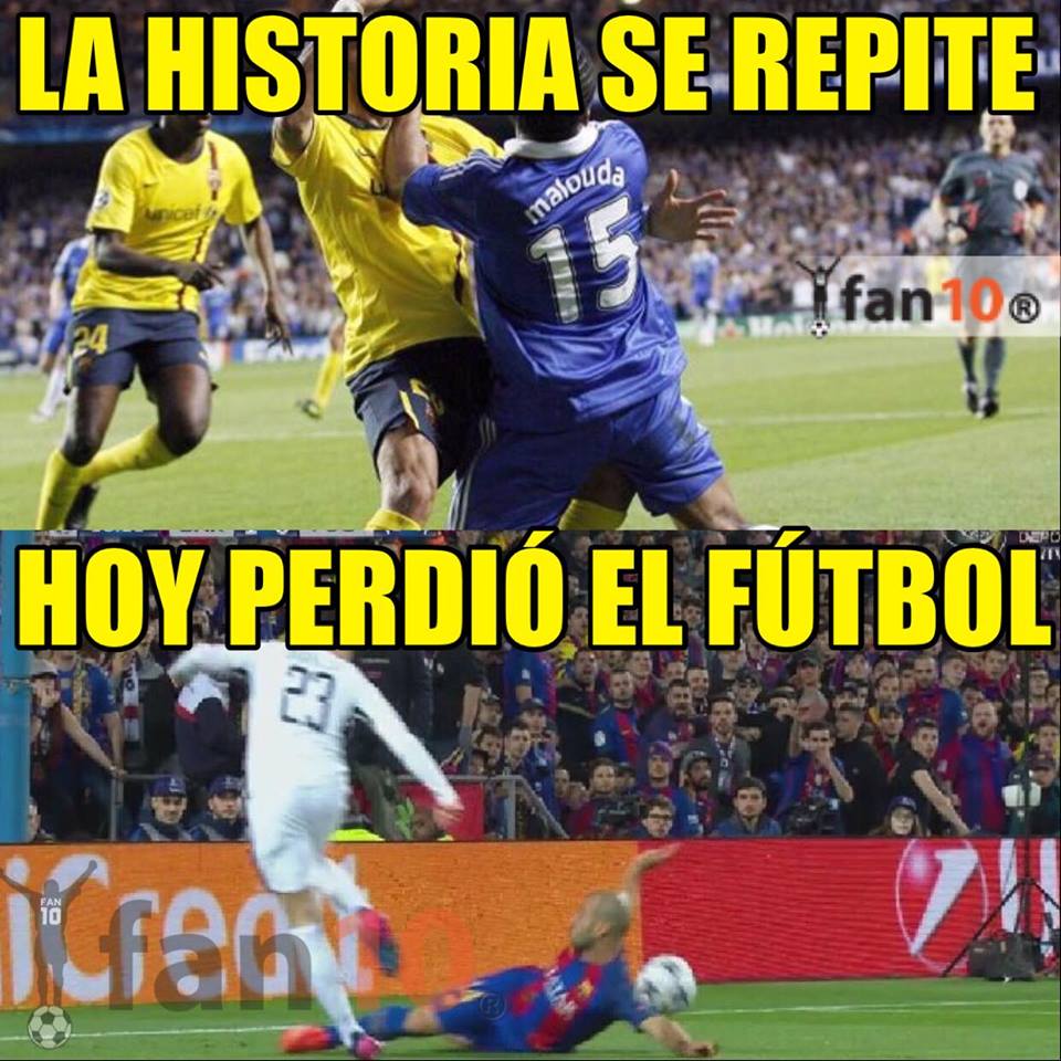 Barcelona, PSG, remontada y árbitro. ¡Qué vengan los memes!