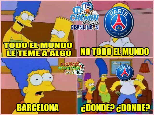 Barcelona, PSG, remontada y árbitro. ¡Qué vengan los memes!