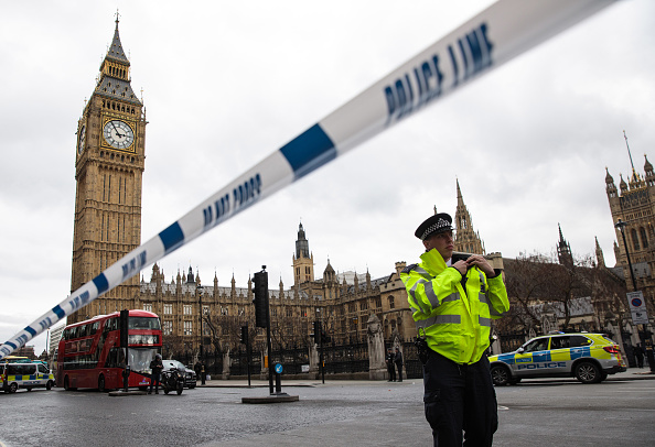Imágenes del atentando en el Parlamento Británico.