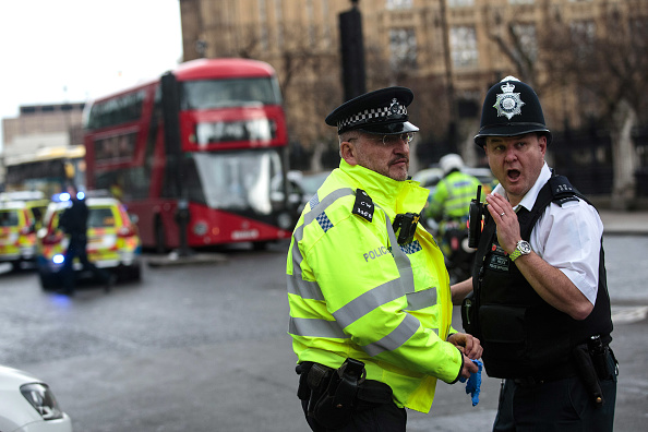 Imágenes del atentando en el Parlamento Británico.