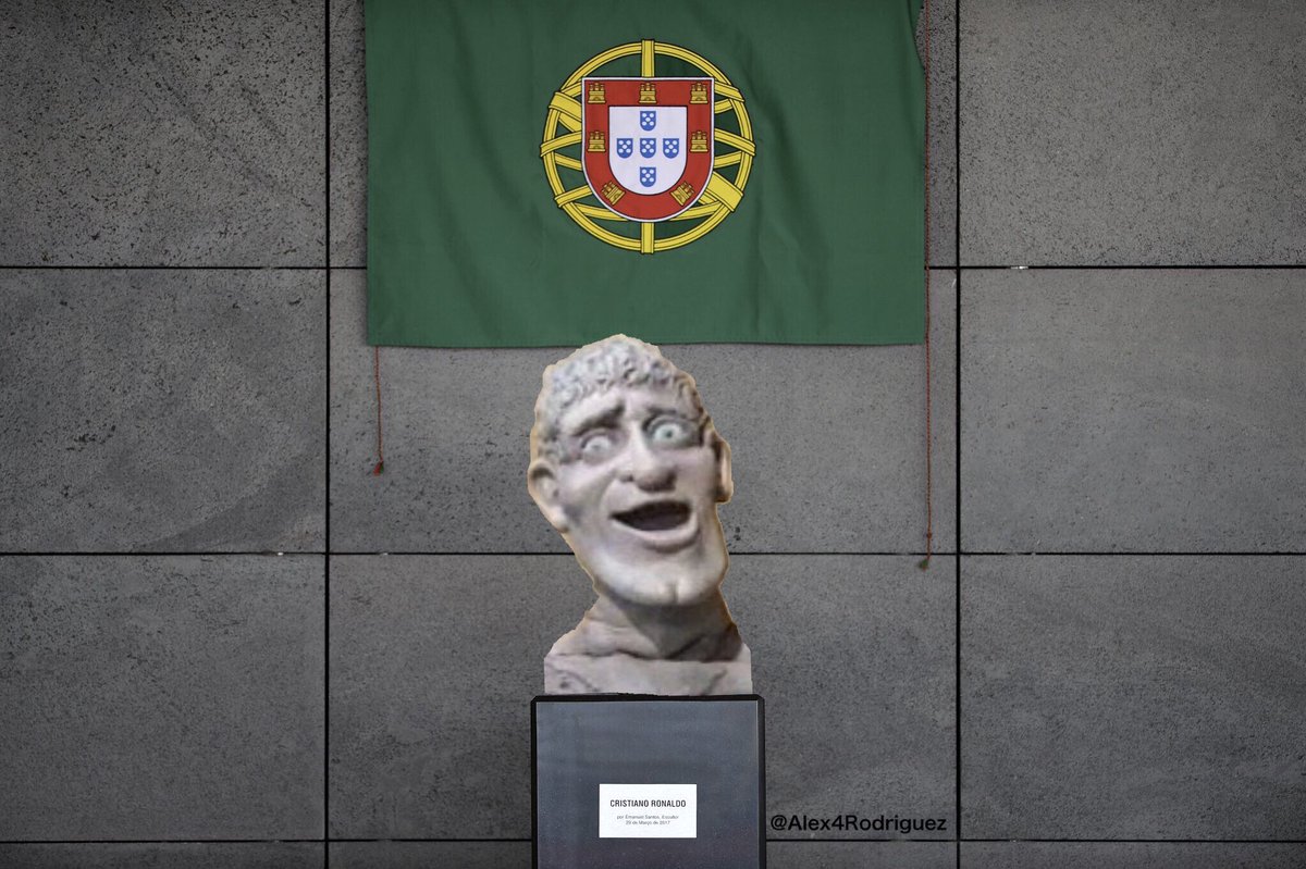 Las burlas sobre Cristiano Ronaldo y el busto que le fue creado.