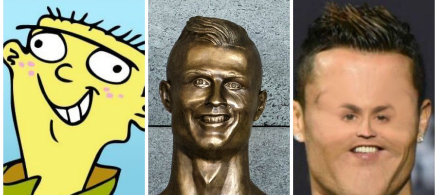 Las burlas sobre Cristiano Ronaldo y el busto que le fue creado.