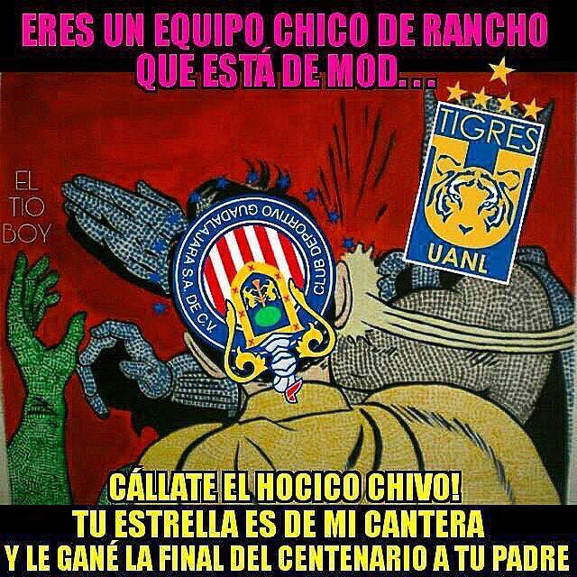 Chivas, la burla de Tigres en los memes