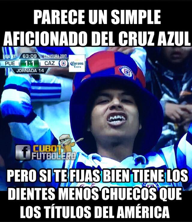 Nadie está a salvo de los memes, menos si eres Cruz Azul o Pumas.