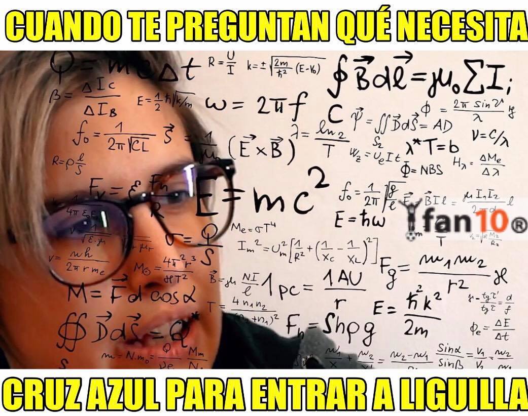 Nadie está a salvo de los memes, menos si eres Cruz Azul o Pumas.