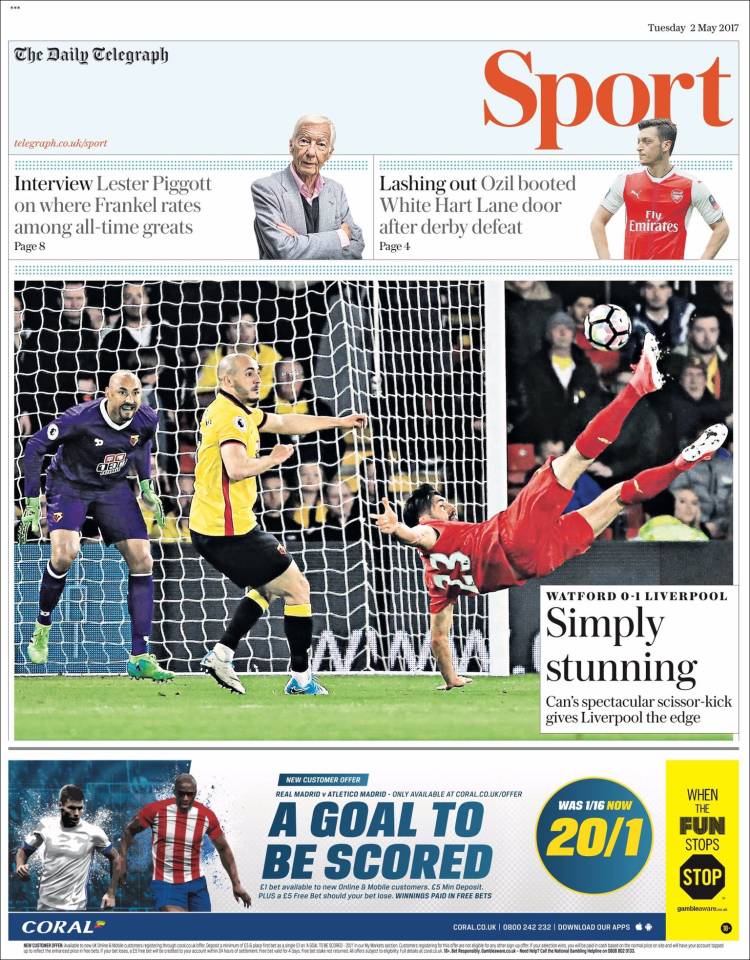 Las mejores portadas deportivas a lo largo y ancho del mundo.