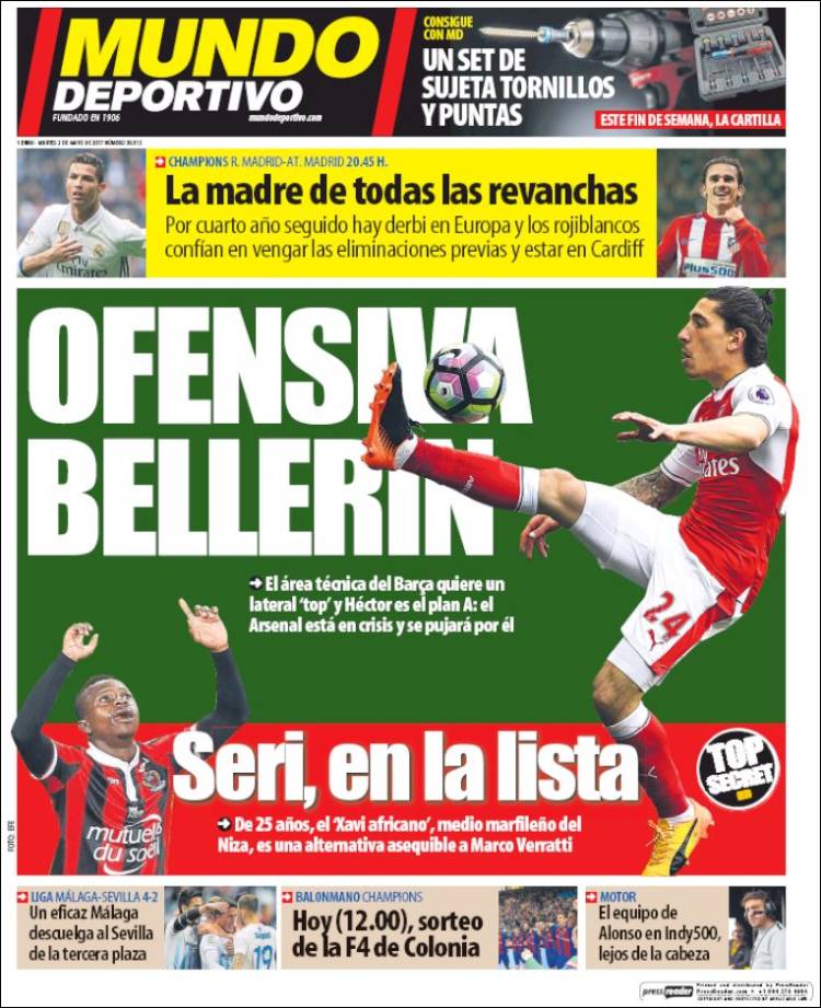 Las mejores portadas deportivas a lo largo y ancho del mundo.