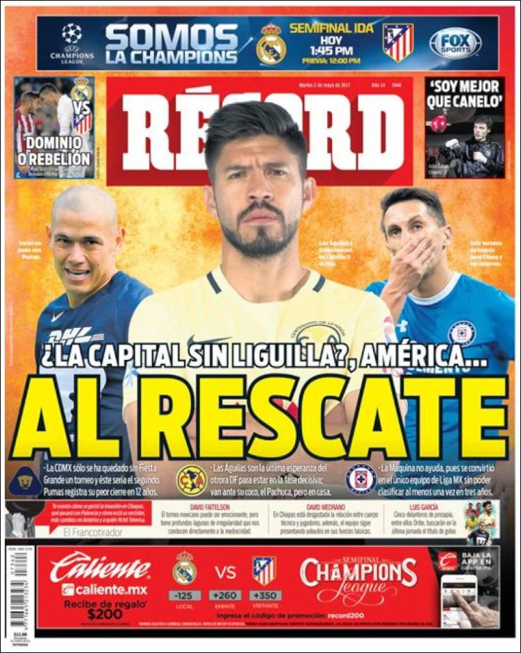 Las mejores portadas deportivas a lo largo y ancho del mundo.