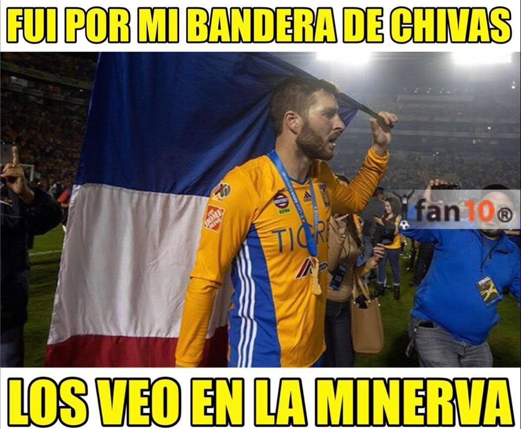 Mejores memes de la gran final del C2017 de la Liga MX entre Chivas y Tigres.