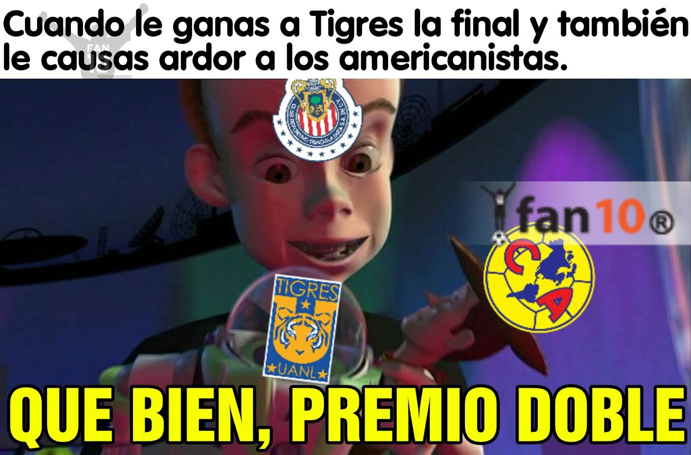 Mejores memes de la gran final del C2017 de la Liga MX entre Chivas y Tigres.