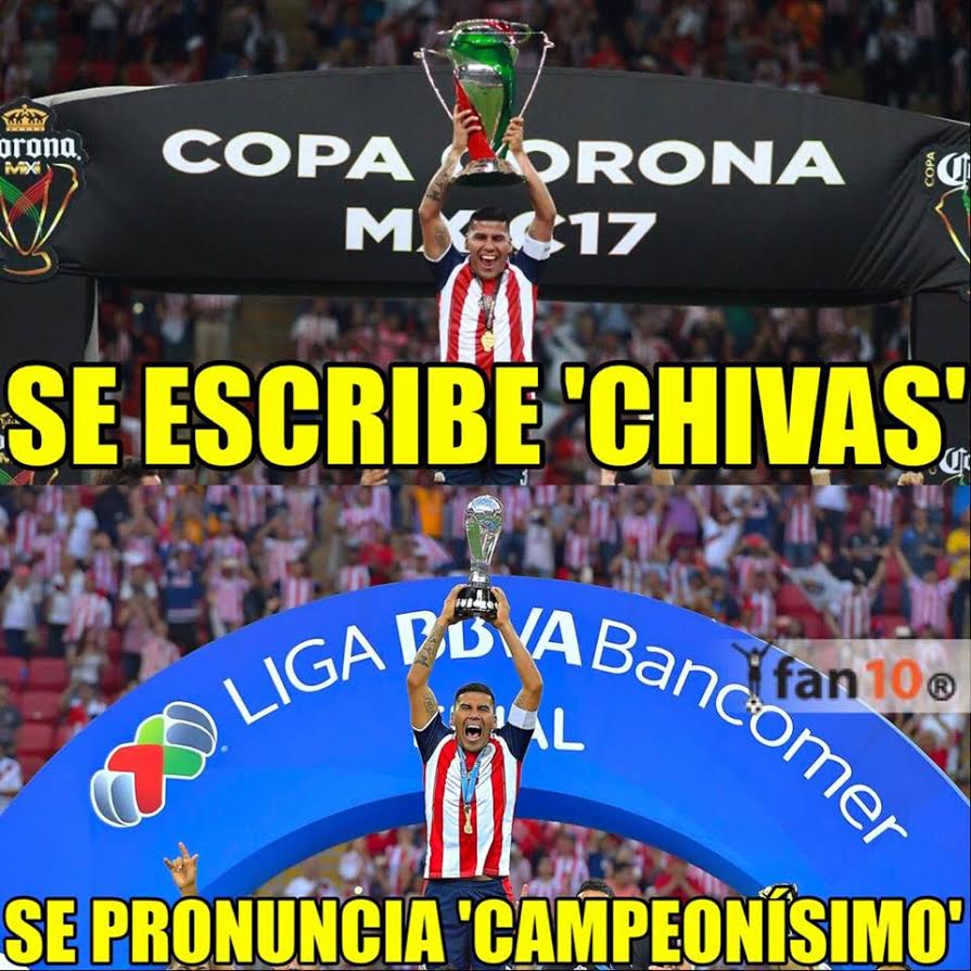 Mejores memes de la gran final del C2017 de la Liga MX entre Chivas y Tigres.