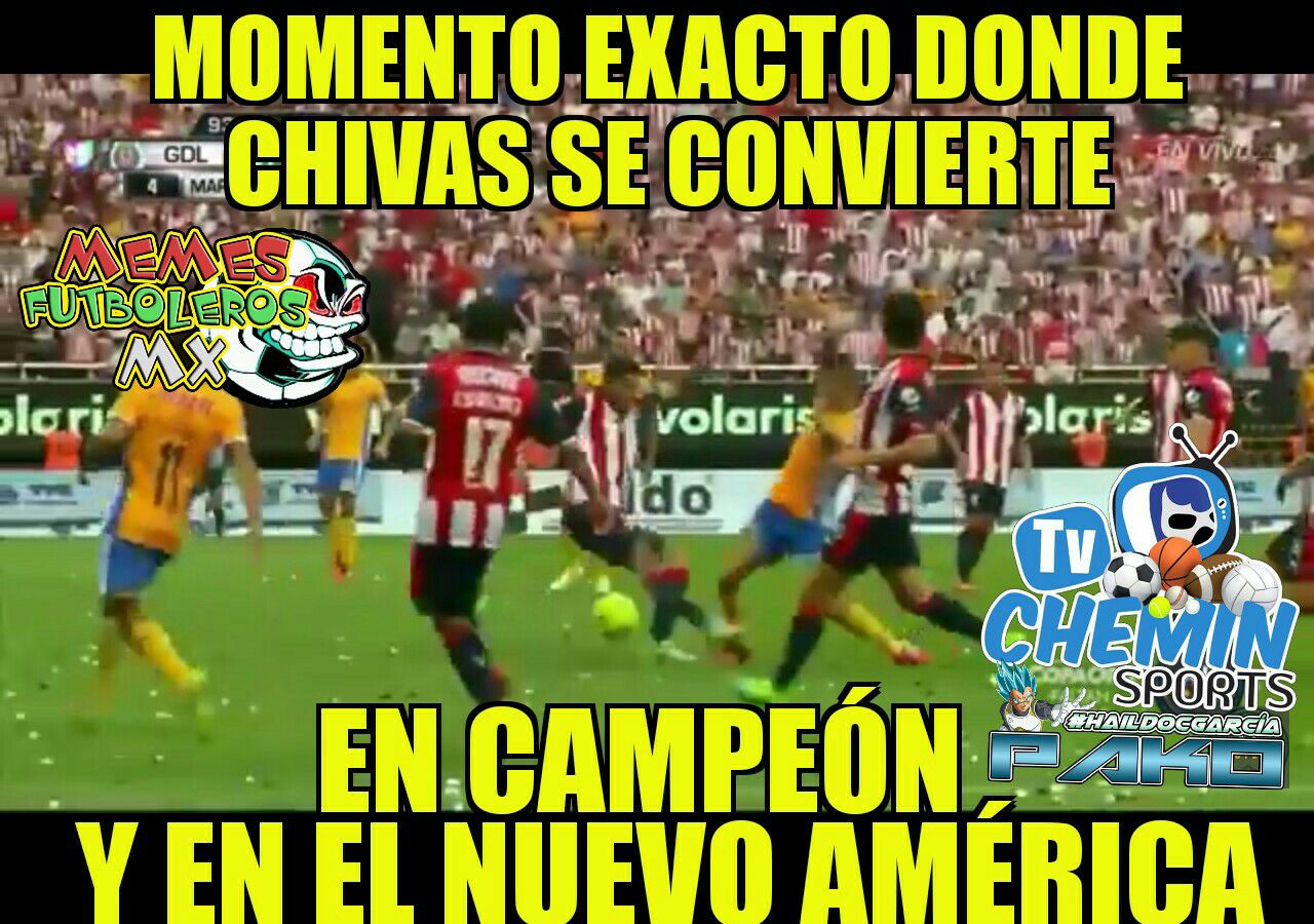 Mejores memes de la gran final del C2017 de la Liga MX entre Chivas y Tigres.
