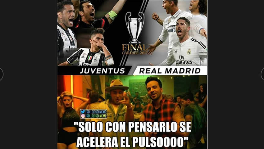 Mejores memes de la final de la Champions League entre Real Madrid y Juventus.