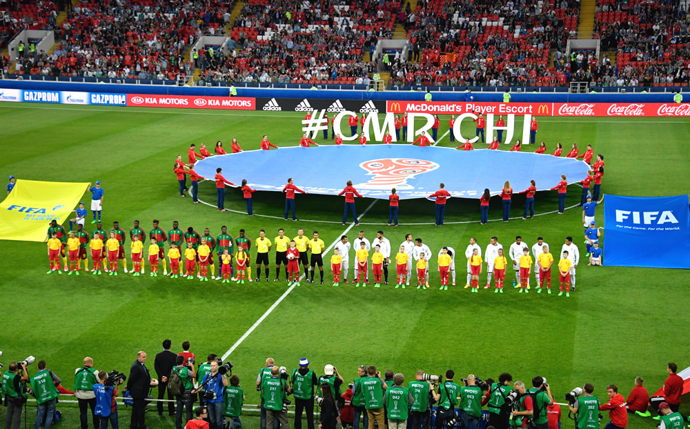 Las mejores imágenes del Camerún vs. Chile
