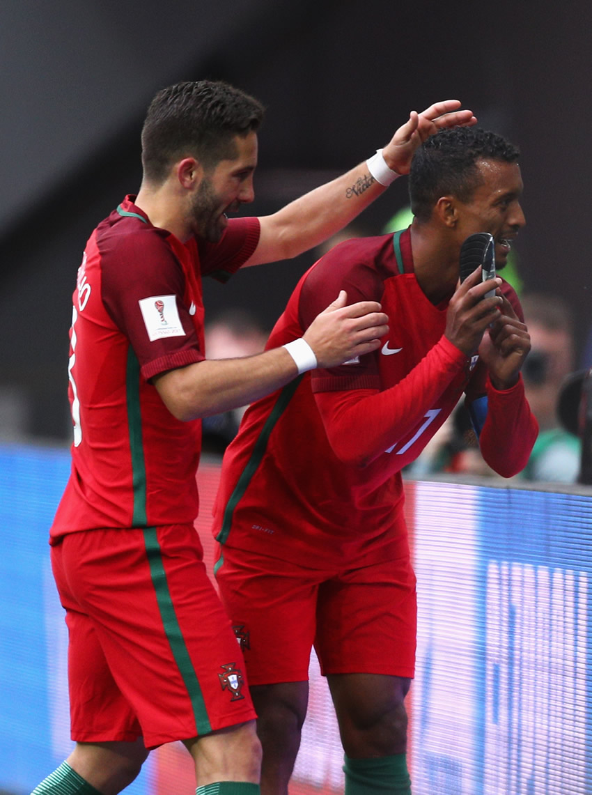 Nani sentenció la goleada de Portugal.
