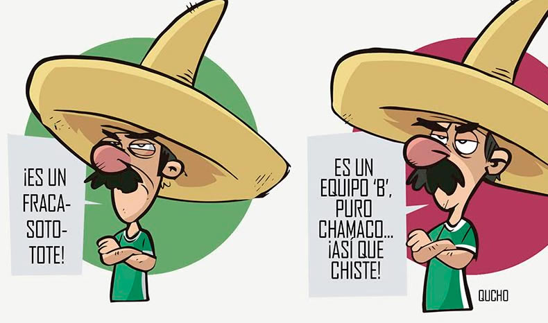 'Ningún chile nos embona'; los mexicanos juzgando al Tricolor