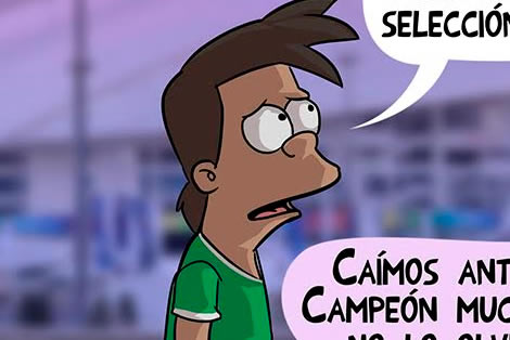 Fue ante el campeón; así no da vergüenza