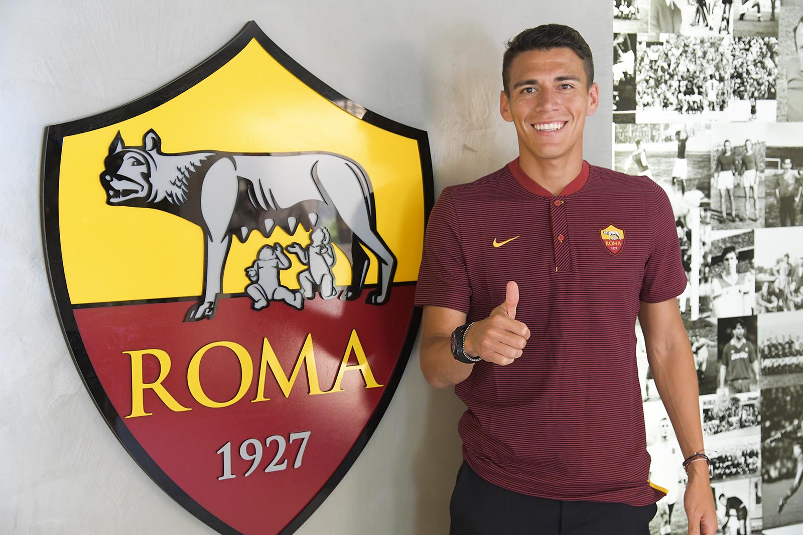 Así fue el primer día de Héctor Moreno con la Roma