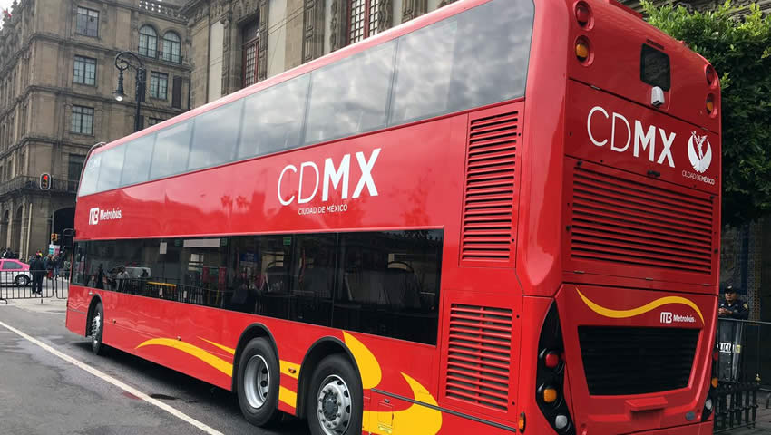 El Metrobús de doble piso que recorrerá Av. Reforma en la CDMX