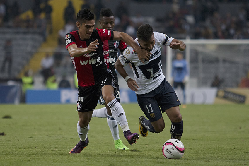 Atlas mostró más garra y remontó ante Pumas 