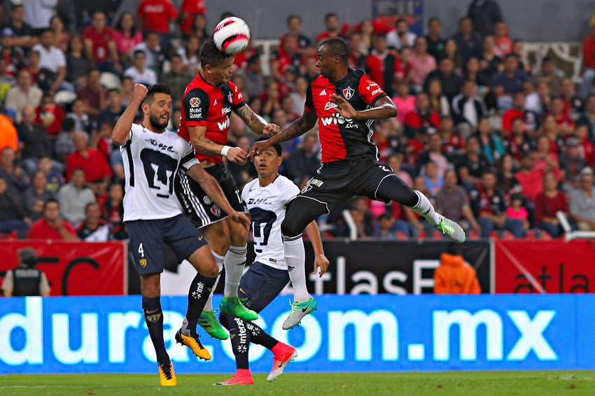 Atlas mostró más garra y remontó ante Pumas 
