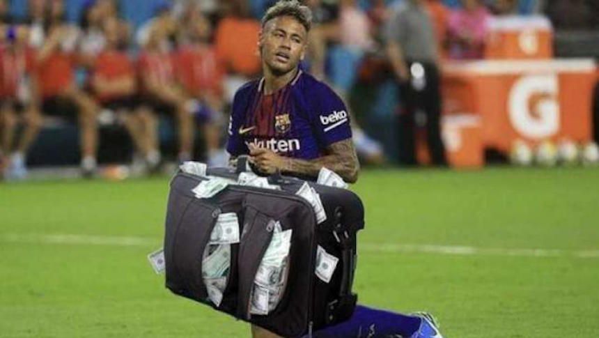 El adiós de Neymar al Barça, en Memes