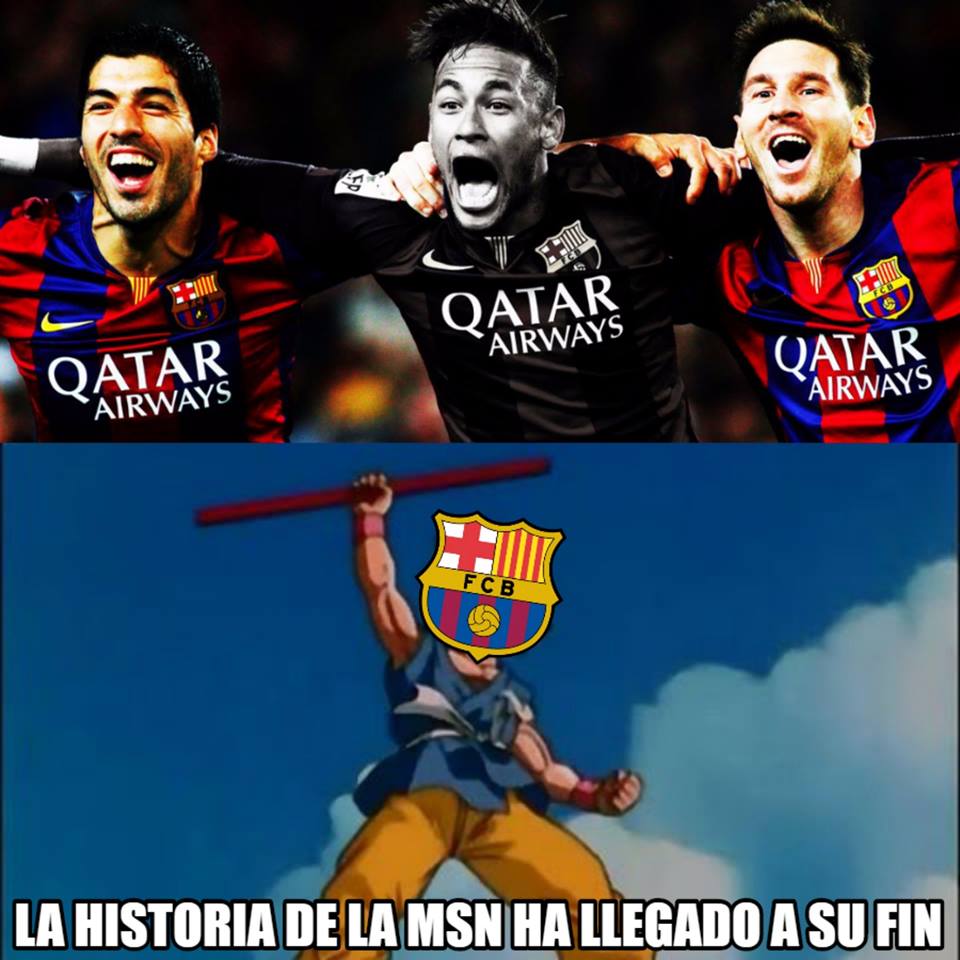 El adiós de Neymar al Barça, en Memes