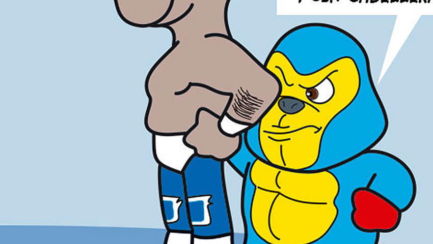 Panther da lecciones de lucha
