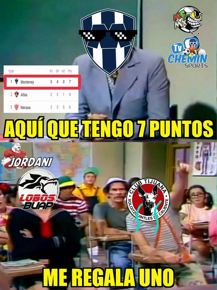 Los mejores memes de la Jornada 3 del Apertura 2017 de la Liga MX.