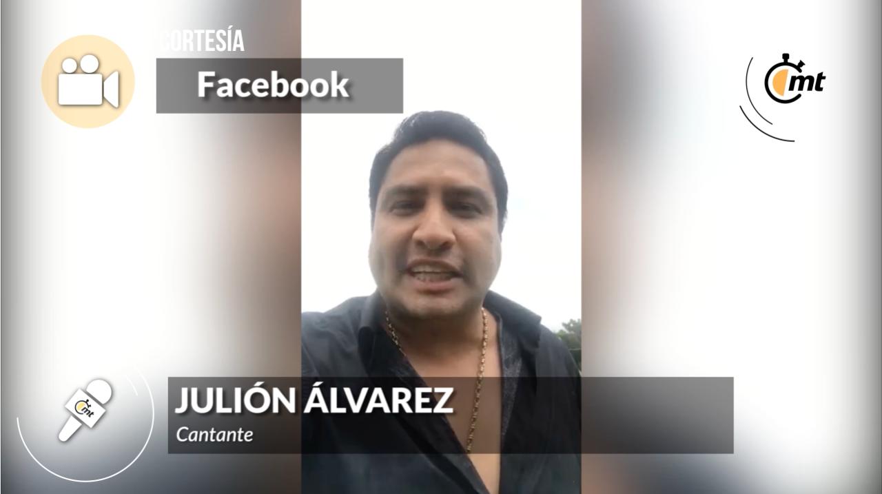 Julión Álvarez da la cara en redes sociales