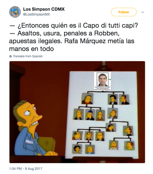 Los mejores memes del tema Rafael Márquez y la acusación de nexos con el narco.
