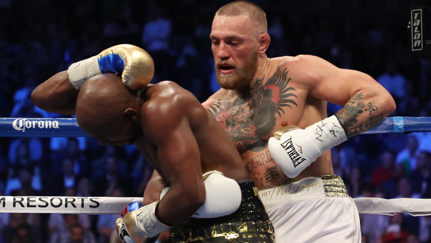 Mayweather venció por nocaut técnico a McGregor