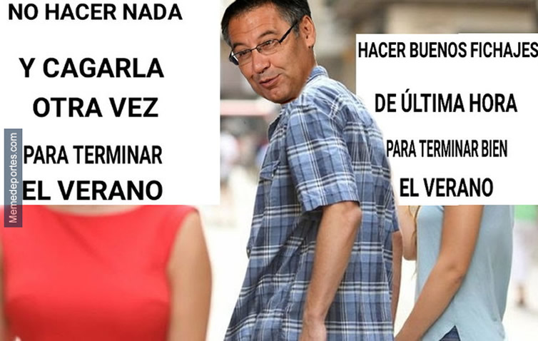 El Barça brilló en el cierre de fichajes pero de Memes