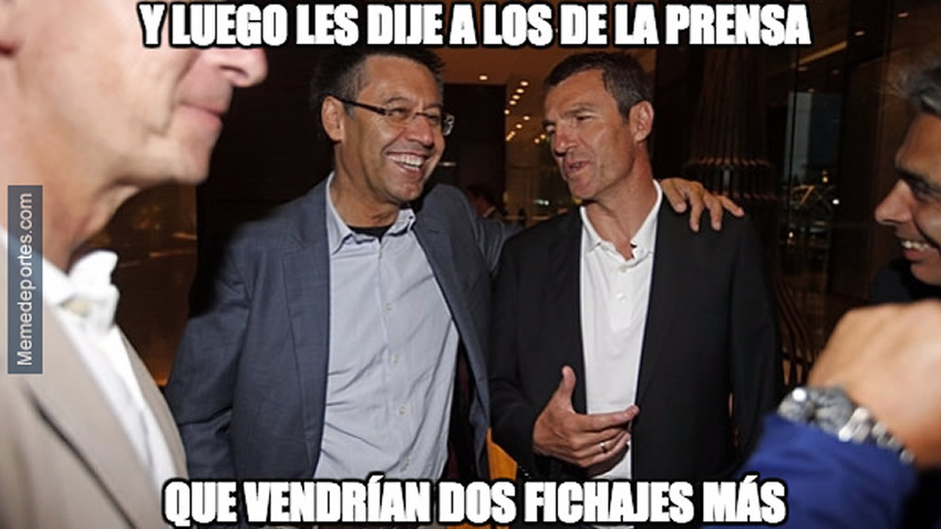 El Barça brilló en el cierre de fichajes pero de Memes
