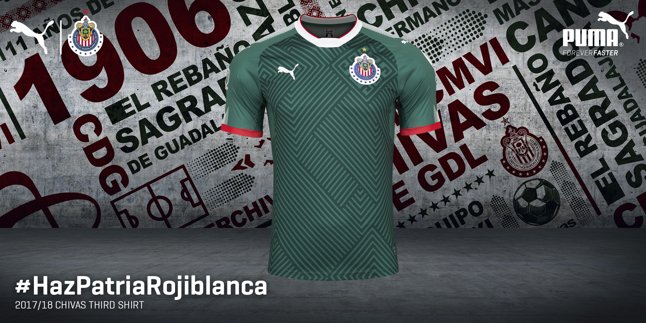 Chivas se pone verde con su nuevo uniforme 