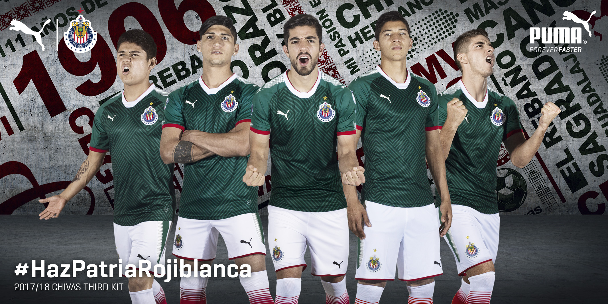 Chivas se pone verde con su nuevo uniforme 