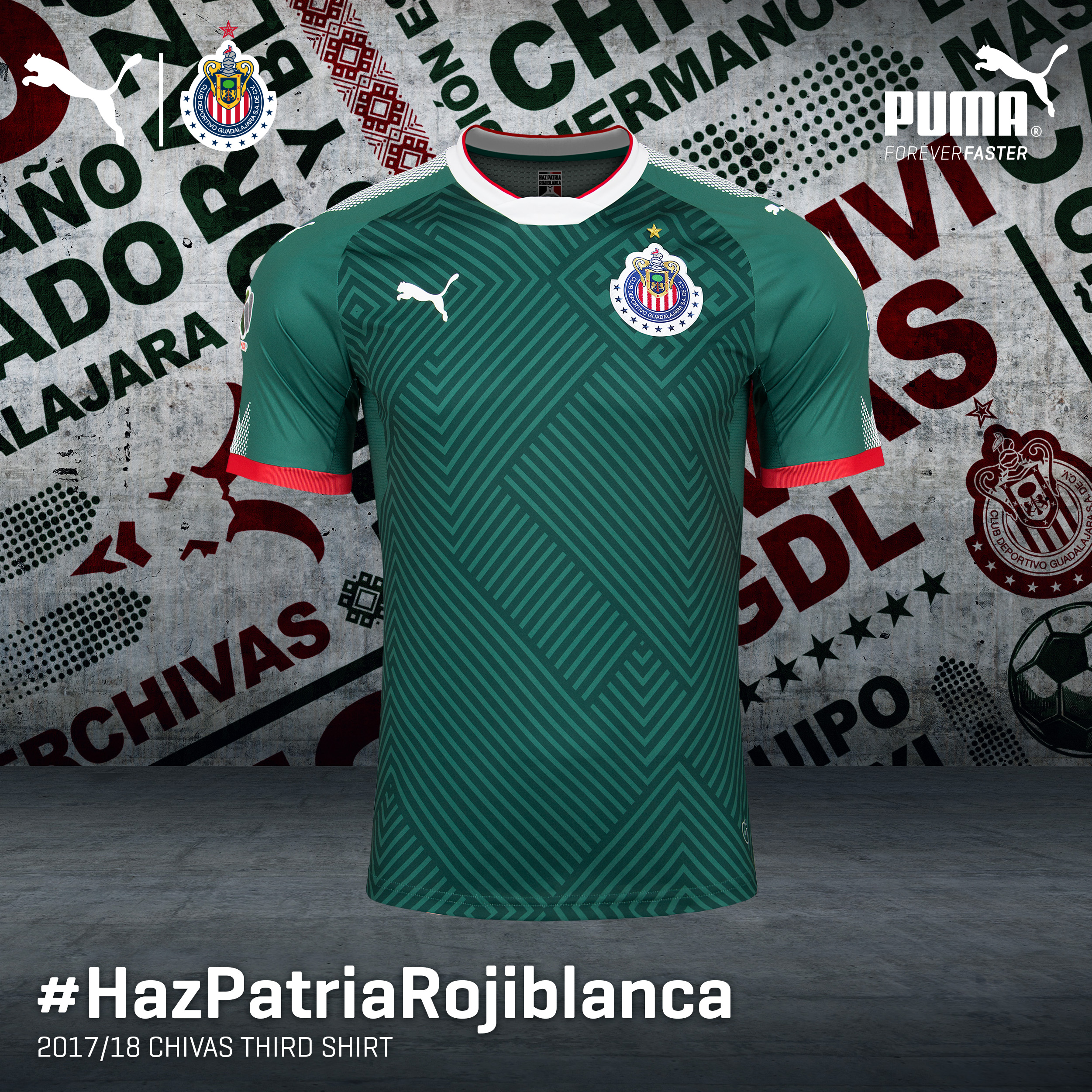 Chivas se pone verde con su nuevo uniforme 