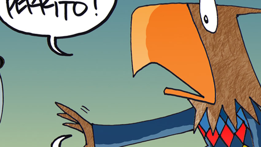 ¡Quieto, perrito!