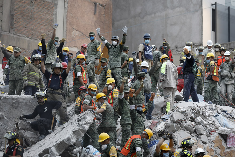 Las imágenes que dejó el devastador sismo